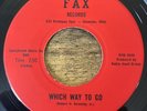 Soul Jazz Psych BEAR FAX Which Way To Go / Woman Oklahoma RARE OBSCURE 45 NM