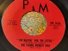 Stomping Garage 2-Sider 45 Young Monkey Men I'm Waiting for the Letter NM HEAR