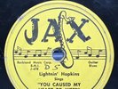 Blues-78 RPM-Lightnin Hopkins-You Caused My Heart To Weep/Tap Dance Boogie-V