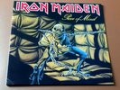 IRON MAIDEN PIECE OF MIND 1983 WITH MERCH SHEET EMI