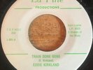 HEAR- WILD BLUES ROCKER - EDDIE KIRKLAND - TRAIN DONE GONE / I TRIED -LU PINE 45
