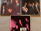 3x ROLLING STONES hyperrare VOLLGOLD DECCA Same / No.2 / After Math /  LP Vinyl
