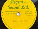 Johnny Be Good, unknown band Regent sound studio Private Acetate 1960s 7