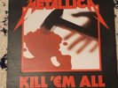 Metallica Kill 'Em All 1988 Issue Vinyl LP Glossy VG+ Thrash 80s