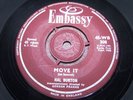 HAL BURTON   Move It   NR MINT   EMBASSY WB 308   Rock & Roll Sun Style / Pop 19