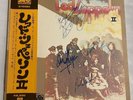 COA AUTOGRAPH LED ZEPPELIN P–8042A VINYL LP JAPAN Signed Jimmy Page Robert