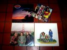 AMERICA ( 3 ) LP lot: SELF TITLED / GREATEST HITS / HARBOR w. POSTER vg++