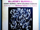 KENNY BURRELL w/COLEMAN HAWKINS BLUESEY BURRELL RARE ORIG '62 MOODSVILLE MONO LP