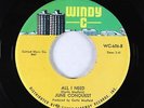 Crossover Soul 45 - June Conquest - All I Need - Windy C - VG++