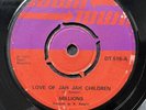 Millions Love Of Jah Jah Children UK 7” 45