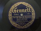 Vintage GENNETT Record 78 rpm 5154 BAILEY'S LUCKY SEVEN Yes We Have Bananas Bebe