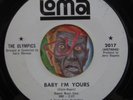 Hear Olympics 45 No More Will I Cry / Baby I'm Yours LOMA R&B northern soul