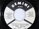 Northern Soul Funk 45 - Exits - You Got To Have Money - Gemini - VG++