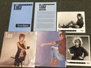 TINA TURNER:PRIVATE DANCER.1984+PRESS PROMO A4 INFO.SHEETS+2 A4xPHOTOS.NEAR MINT