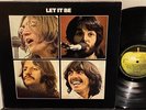 THE BEATLES Let It Be APPLE UK Classic Rock Re-Issue LP PCS 7096 VG+/EX+