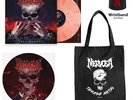 NERVOSA Jailbreak FIRST PR. DieHardREDWHITEMarbled Vinyl+Wristband+Slipmat+ Cott