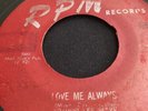 ARTHUR LEE MAE &THE CROWNS Love Me Always/Loop, De Loop, De Loop RPM  R&B Vocals