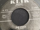 FRED PARRIS And The SCARLETS (originally The Five Satins) THE VOICE/SHE’S GONE