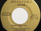 JUDD Share Your Love / Star Eyes FANTASMA Hard Rock Soul Funk 45 HEAR