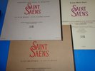Jeanne-Marie Darre SAINT-SAENS 5 Piano Concertos - Pathe 3 LPs DTX 176/222/252