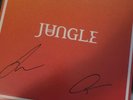 Jungle - Volcano - Clear Orange Splatter Vinyl LP Autographed Signed Sleeve