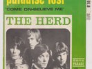 THE HERD (Peter FRAMPTON SP FRANCE  PARADISE LOST COME ON BELIEVE ME  WITH TAG