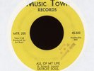 Detroit Soul - All Of My Life on Music Town Northern Soul 45