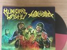 MUNICIPAL WASTE / TOXIC HOLOCAUST - TOXIC WASTE BLACK &RED VINYL NO BARCODE RARE