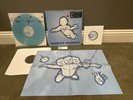 WHATEVER NEVERMIND NIRVANA LP 7” Blue Vinyl Poster COMPLETE RSD VPI & NM