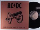 AC/DC For Those About To Rock ATLANTIC LP VG+ embossed gatefold s