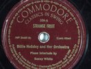Jazz 78 BILLIE HOLIDAY Strange Fruit COMMODORE 526 HEAR 1795