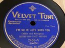 Velvet Tone 78 RPM Duke Ellington as Memphis Hot Shots - So In Love… 2455-V V+
