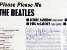 Beatles, Please Please Me * SIGNED by PAUL McCARTNEY * BLACK GOLD * UK 1st Press
