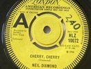 Neil Diamond Cherry Cherry 1966 UK Demo 45 LONDON HLZ 10072 EX rare lovely copy