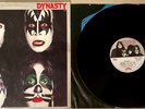 KISS - Dynasty - Gold stamp promo VINYL - w/poster N Mint