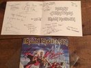 SIGNED IRON MAIDEN Run To The Hills Live/ Phantom Of The Opera 1985 7