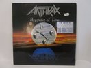 Anthrax Persistence Of Time 1990 1st Press Vinyl LP w/ Iron Maiden Tour Hype NM-