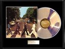 THE BEATLES ABBEY ROAD WHITE GOLD PLATINUM RECORD LP FRAME NON RIAA AWARD RARE