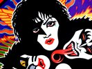 ORIGINAL 1976 PAUL TEAR DROP COVER KISS ROCK AND ROLL OVER VINYL LP STICKER RARE