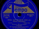 ERIKA - AUF DER HEIDE BLÜHT GERMAN WW2 MARSCH RARE WWII 78rpm Record Herms Niel