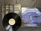 Metallica Ride The Lightning LP 1984 Megaforce Records MRI769 First Press Silver