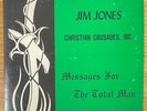 JIM JONES - Messages For The Total Man - Christian Crusades Inc. - Private LP