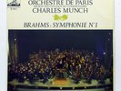 CVB 2085 - CHARLES MUNCH - BRAHMS symphony no.1 - LVDSM stereo orig LP EX+