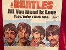 THE BEATLES “All You Need Is Love /Baby You're A Rich Man” 45 Capitol EX/EX Vnyl