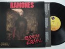 RAMONES Brain Drain SIRE '89 Original PROMO vinyl LP w/inner Punk Masterdisk