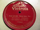 1920 E H SOTHERN Julia Marlowe Spoken SHAKESPEARE Romeo and Juliet Balcony Scene