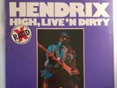 Jimi Hendrix - Hendrix High, Live' N Dirty/ Red Vinyl LP - 1978/Nutmeg Records