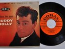BUDDY HOLLY 45 EP Listen To Me CORAL Original MINT- w/PIC SLEEVE Bd 85