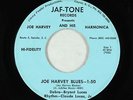 Blues Inst. 45 - Joe Harvey - Joe Harvey Blues - Jaf-Tone - obscure