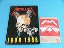 METALLICA 1986 Japan Damage INC Tour Book Program w/Promo Flyer RARE  Not LP
